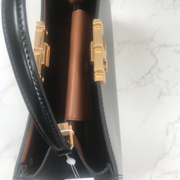 Tory Burch Eleanor Spazzolato Satchel Bag - Picture 7 of 10